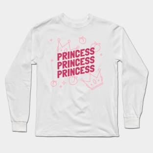 Peach Princess Long Sleeve T-Shirt